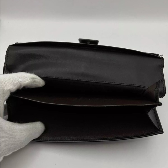 SALE Gucci Wallet Reptile Snake Skin Brown Neutral All Leather Gold Hardware - Picture 11 of 16